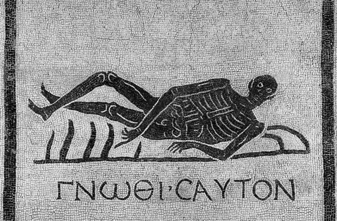 Roman-mosaic-know-thyself_bw